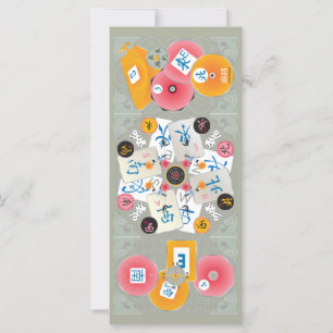 Placa plana Mah Jongg Winds