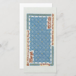 Placa plana "Margit" 8" x 4"