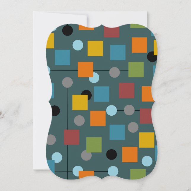 Placa plana - Médio-século Moderno 1.3 Sem costura (Frente)