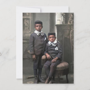 Placa plana para jovens Black Boys