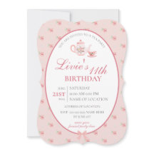 Placa plana para Rosas e pérolas do Tea Party