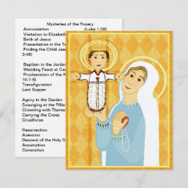 Placa plana Rosary