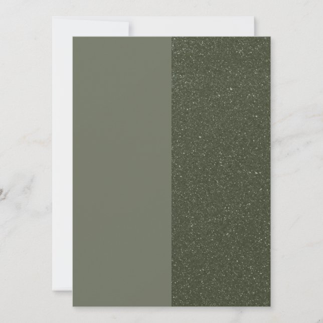 Placa plana verde de Dividir Moss Personalizável (Frente)