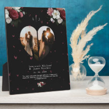 Presente de Colagem de Fotos Personalizada Floral