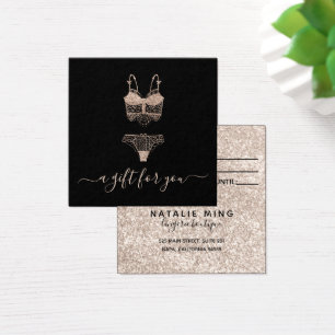 Placa Presente de Lingerie de rendas