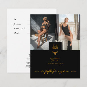 Placa Presente de Lingerie de rendas Douradas pret