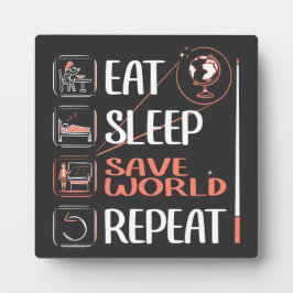 Placa Professor de SuperGeografia Salva Mundo Obrigado P