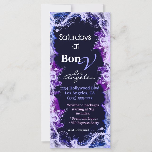 Placa Rack De Evento Especial Rosa E Roxo (Frente)