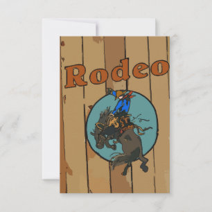 Placa Rodeo Bucking Horse