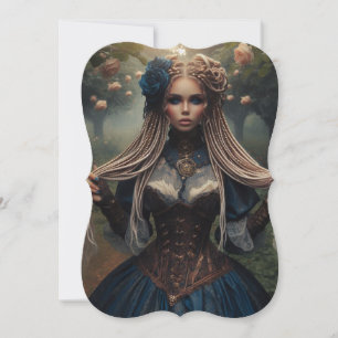 Placa Rosa Steampunk