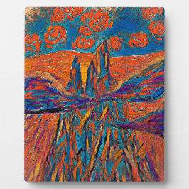 Placa Rosas expressivos no céu