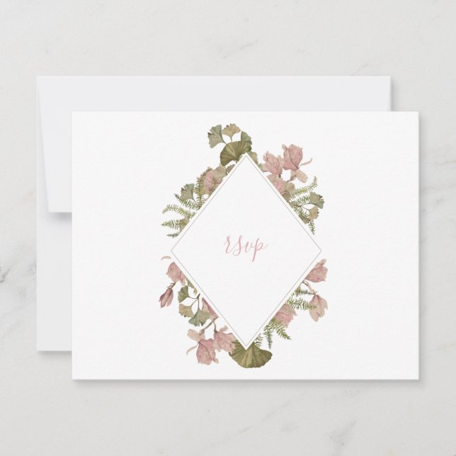 Placa RSVP A6 Floral Blush (Frente)