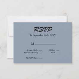 Placa RSVP Azul