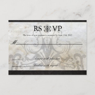 Placa RSVP Celtic Gaelic Knot Wedding