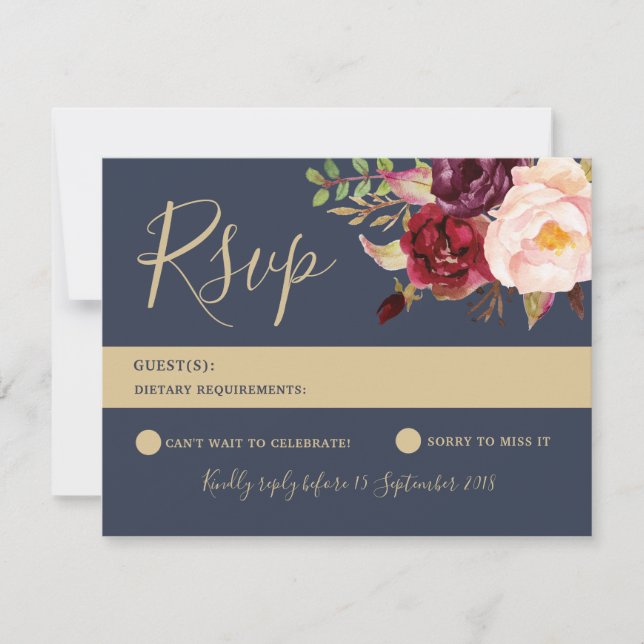 Placa RSVP - Conjunto Lucy (Frente)