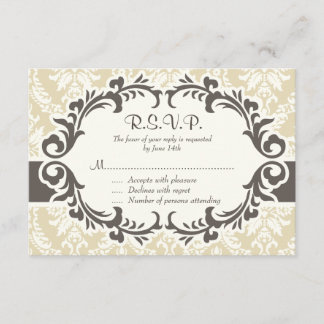 Placa RSVP Cream Damask