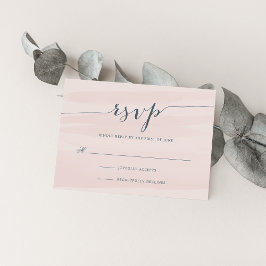 Placa RSVP de Aquarela Chiffon | Lâmpada