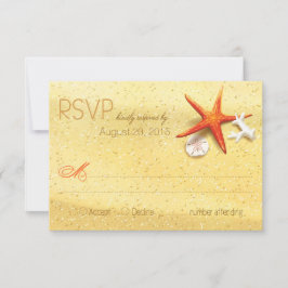 Placa RSVP de Areia de Praia