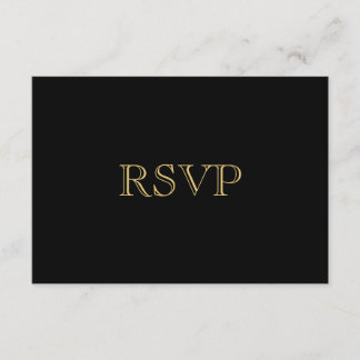 Placa RSVP de Arte Deco do ouro Romance