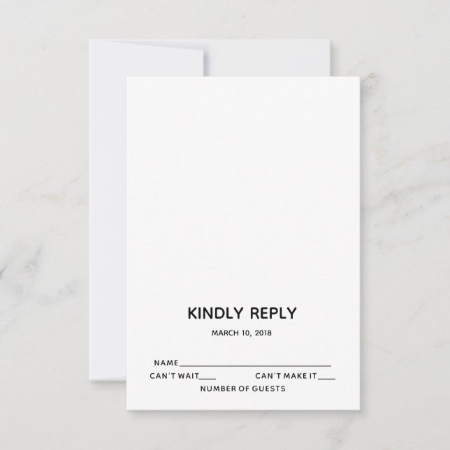 Placa RSVP de Bar Baixo I (Frente)