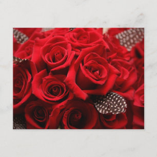 Placa RSVP de Casamento Rosa vermelha 2
