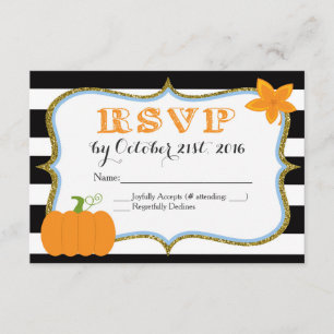 Placa RSVP de Convite para Chá de fraldas de Menin