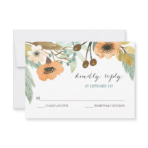 Placa RSVP de Cores d'Água Bloqueando