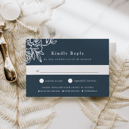 Placa RSVP de Escolha de Farinha do Jardim Secreto