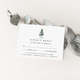 Placa RSVP de Escolha de Refeição em Grove de Made