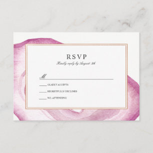 Placa RSVP de Fatia de Agências de Cores Aquáticas