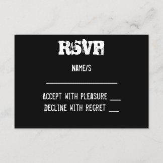 Placa RSVP de Grafite Urbano