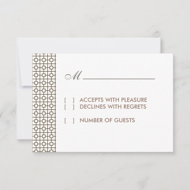 Placa RSVP de Hollywood Vintage (Frente)