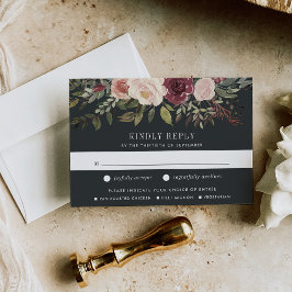 Placa RSVP de Jardim Luar com opção de refeição