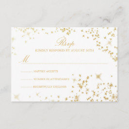 Placa RSVP de Noites Starry