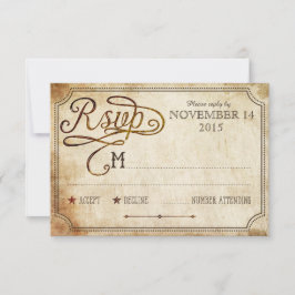 Placa RSVP de País Russo do Vintage Rooster
