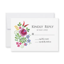 Placa RSVP de Pimentos Vermelhos Design húngaros