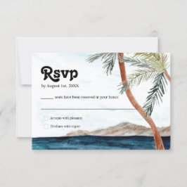 Placa RSVP de Praia Tropical de Punta Cana