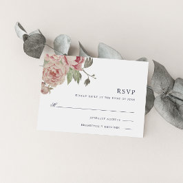 Placa RSVP de Rosa Blush