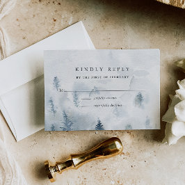 Placa RSVP de Verdadeiro Inverno