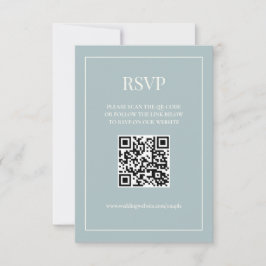 Placa RSVP Digital Dusty Blue 3,5x5