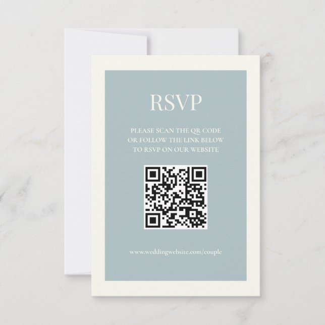 Placa RSVP Digital Dusty Blue 3,5x5 (Frente)