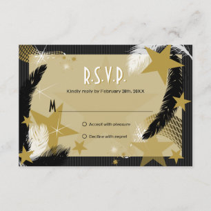 Placa RSVP do Glamor Hollywood