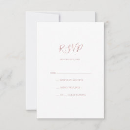 Placa RSVP Dourada Elegante
