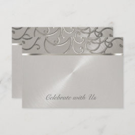 Placa RSVP Elegante Todos os Comutadores Silver Fi