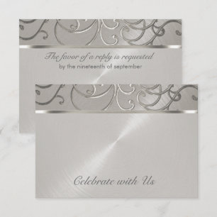 Placa RSVP Elegante Todos os Comutadores Silver Fi