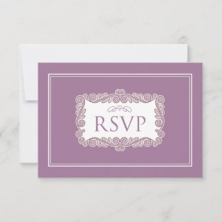 Placa RSVP Encantadora (roxa)