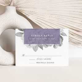 Placa RSVP Floral Vintage | Violeta