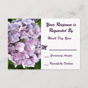 Placa RSVP Hydrangea