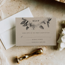 Placa RSVP Kraft Floral
