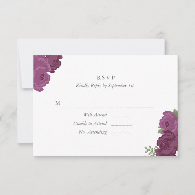 Placa RSVP Mason Jar Elegante (Frente)
